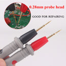 HT3002 Digital Multimeter Probe Test Leads Super Sharp and Fine Gold-plated Copper Needle, High-grade Silica Gel Gatch Line
