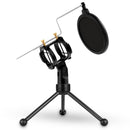 Yanmai PS-3 Microphone Stand Holder Tripod Microphone Accessories with Microphone Filter