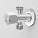 G1/2 Stainless Steel Double Outlet Angle Valve Bidet Faucet Accessories