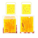 Magic Cube Maze Labyrinth Rolling Ball Balance Brain Teaser Toy