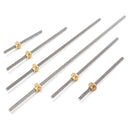 Machifit T6 Lead Screw 1mm Pitch with Brass Nut 100/150/200/250/300/400/500mm Lead Screw