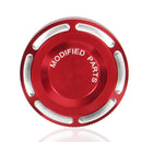 CNC Rear Brake Clutch Fluid Reservoir Cover Cap For Honda/Kawasaki/Suzuki