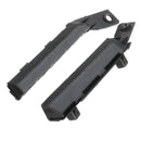 One Pair Bumper Bracket Front Left and Right Black For Nissan Versa 2007-2012