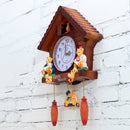 Antique Wooden Cuckoo Wall Clock Bird Time Bell Swing Alarm Watch Wall Home Decor