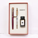HERO 7006 Fountain Pen Metal Gift Box Set With A Etra Pen and Ink For Business Office School Students Supplies