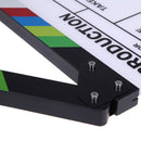 Clapperboard TV Film Movie Clapper Board Handmade Colorful Erase Director Cut Prop