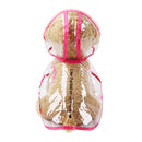 Pet Dog Puppy Hooded Rain Coat Waterproof Jacket Rainwear Hood Reflective Cloth Raincoat