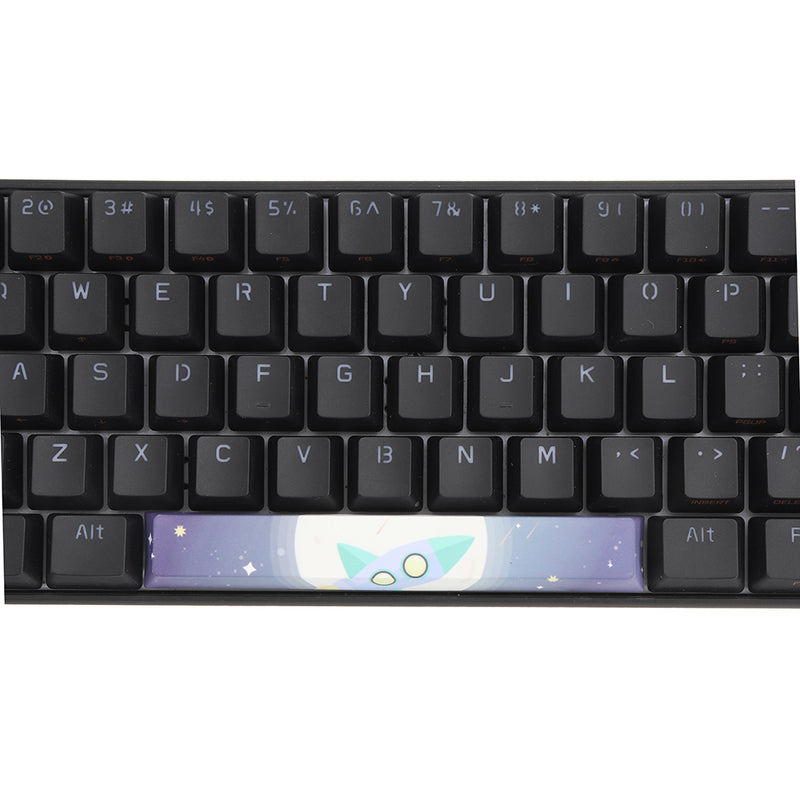 Five-sided Dyesub PBT Rocket Star Space Bar 6.25u Novelty Keycap for Anne Pro 2