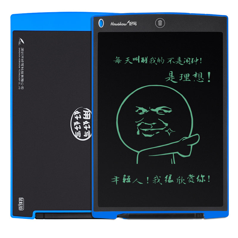 HOWSHOW 12 Inch LCD Update Multi function Writing Tablet 3 in 1 Mouse Pad Magnetic Note board Wireless Touch Handwriting Pads