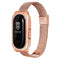 Bakeey Anti-lost Design Mesh Stainless Steel Watch Band for Xiaomi Miband 3