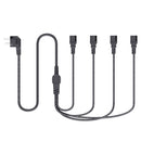 Universal Computer Laptop Power Cord 4 in 1 Extension Cord 936 Soldering Station Power Cable Splitter