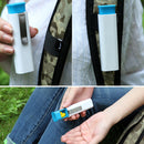 3 Compartment Travel Portable Sealed Pill Box Mini Storage Box With Elastic Clip Pill Case