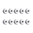 10Pcs M2 Manual Knurled Thumb Aluminum Alloy Screw Nut Spacer Flat Washer