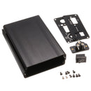 DIY T12 Digital Soldering Iron Station Aluminum Black Shell Case Power Socket Switch
