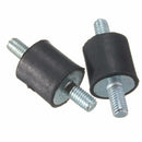 4pcs M5 Rubber Mounts 15x15mm Rubber Vibration Isolator Mounts Rubber Shock Absorber