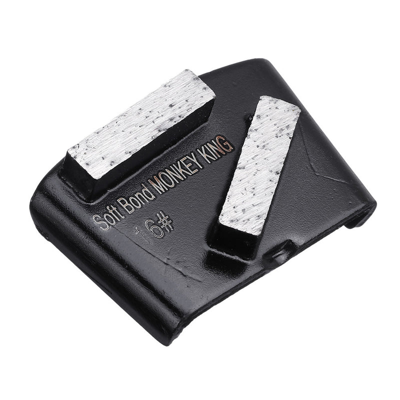Soft Bond 16 Grit Trapezoid HTC Style Grinding Shoe Disc Plate Diamond Grinding Disc Pad Scraper For Grinder Concrete Floor Abrasive Tool