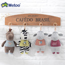 Metoo Horse Zebra Lamb Plush Doll Backpack Strap Accessories Key Chain Creative Gift