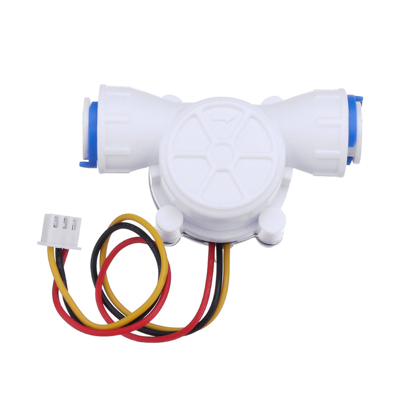 3/8"Quick Fit Plastic TurbineHall Meter Water Flow Sensor For Water Liquid Id10 mm