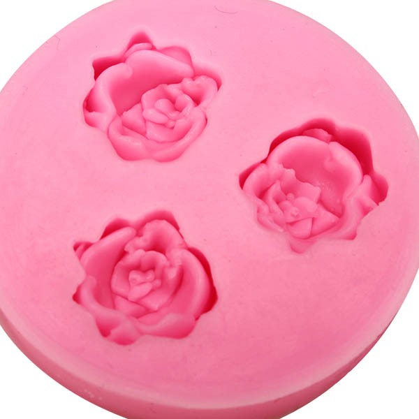 Rose Silicone Fondant Mold Cake Decorating Mould Gum Paste Sugarpaste Mold FDA LFGB