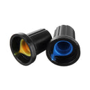 600pcs WH148 Potentiometer Knob 15X17mm 6mm Shaft Hole AG2 Yellow Orange Blue White Red Power Amplifier Knob 5 Color