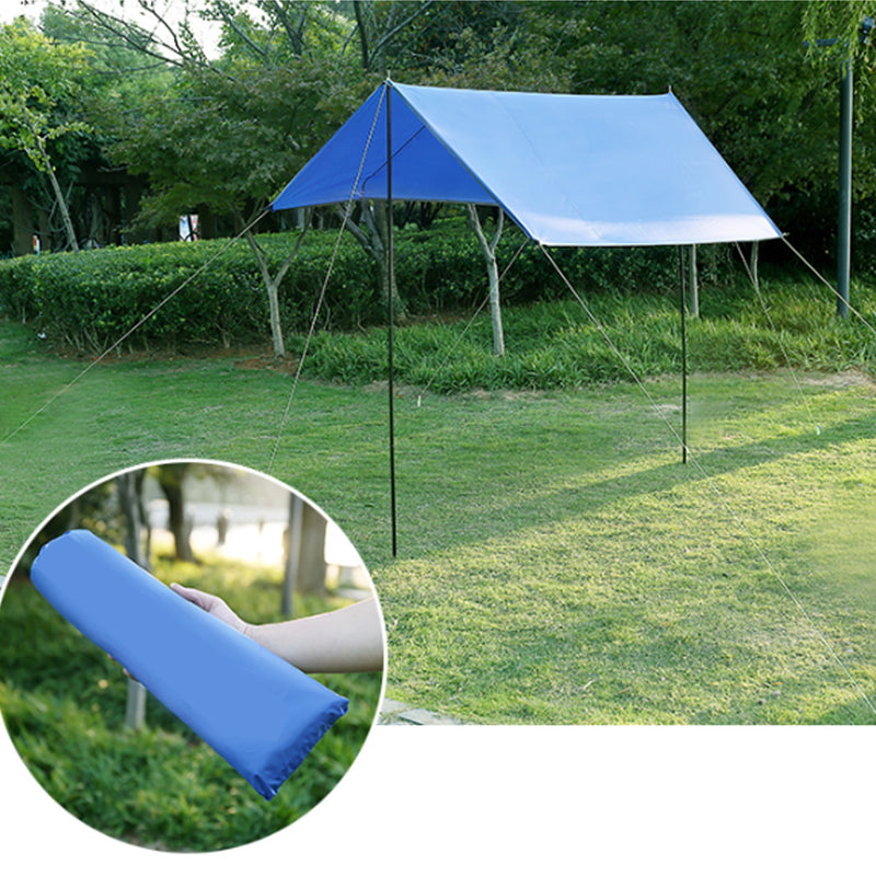 300x300cm Outdoor Camping Tent Sunshade Rain Sun UV Beach Canopy Awning Shelter Beach Picnic Mat Ground Pad