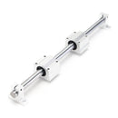 Machifit 16mm x 1000mm Linear Rail Shaft With Bearing Block and Guide Support For CNC Parts