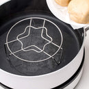 Jordan&Judy Multifunctional Metal Steaming Rack 304 Stainless Steel Home Kitchen Cooking Pot Steamer Tray Steaming Stand