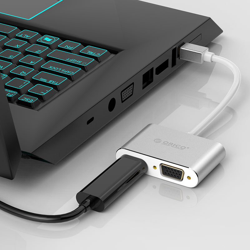 ORICO XD-MDFHV4 Mini DP to hdmi+VGA 2-in-1 docking station Adapter