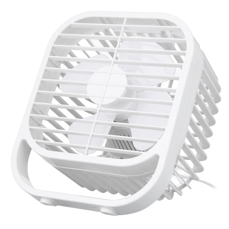 8 Inch Portable Mini USB Fan Ultra Mute Four-Leaf Cooling Desk Fan Wind Cooler