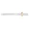 Woodworking Metric and Inch Parallel Line Scribe Ruler Positioning Measuring Ruler 300mm Precision Marking T-Ruler Woodworking Tool