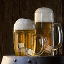 KCASA KC-ICW8 Whiskey Stone Set Reusable Food Grade Stainless Steel Wine Cooling Cube 4 Cubes