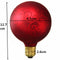 Kingso E27 G95 LED Light Bulb Christmas Edison Decorative Lamp for Holiday Home Indoor Use AC85-265V