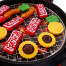 Kids BBQ Grill Pretend Play Toys Kitchen Barbecue Food Cooking Set Children Gift