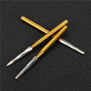 10pcs Tungsten Steel Carbide Dental Burs Drill Bits Tooth Extraction Burs Drills