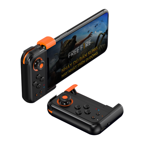 BASEUS GAMO LED Programmable 3D Linear Rocker Adjustable bluetooth 4.0 Mobile Game One-Handed Gamepad for iPhone 11 Pro Max for Samsung S10+ Xiaomi Redmi Note8 HUAWEI