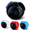 Digital LED Wireless bluetooth Speaker Mini Alarm Clock Mirror Waterproof Noise Cancelling Speaker