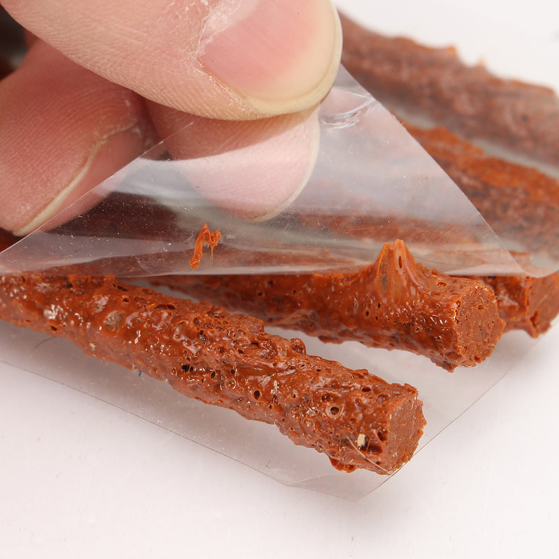 60Pcs Self Vulcanizing Tire Repair Plug Tubeless Seal Patch For Tyre Maintenance