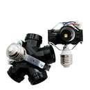 3 in 1 5 in 1 E27 Screw Mount Lamp Base Holder Bulb Adapter for Celling Lamp DIY Lighting