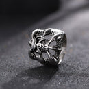 Halloween Punk Magic Dragon Ring Eight Claw Skeleton Gift Ring for Men