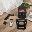 KCASA 022 Multi-Function 1000W Heater Home Flame Heater Desktop Mini Heater Office Lamp Warmer with Remote Control Air Heater For Winter