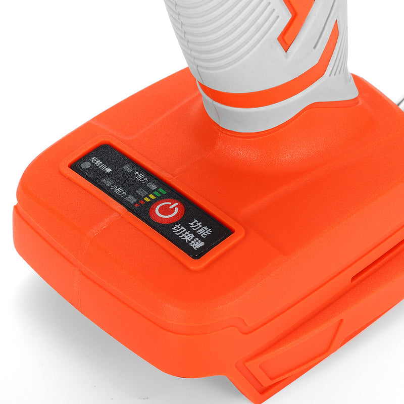 580Nm 4000rpm LED Cordless Motor Electric Brushless Impact Wrench for DIY General Building Car Repairing Engineering Adpated To Makita Battery