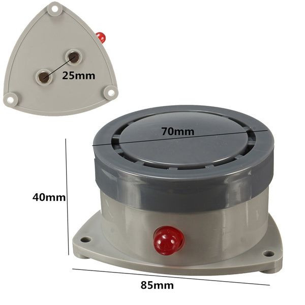 Water Leak Detector Water Sensor Leak Alarm with Caution Light Home Security