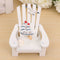 Mediterranean Style Wooden Mini Chairs Desktop Ornaments Home Garden Decoration Furnishings