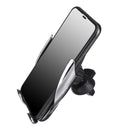 10W Qi Wireless Charger Infrared Sensor Automatic Clamping Air Vent Car Phone Holder For 4.0-6.5 Inch Qi-enabled Smart Phone
