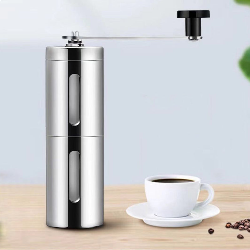 Stainless Steel Portable Hand Bean Mill Professional Manual Coffee Grinder Maker