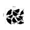 8PCS Honana Fluorescent Glow Birds Wall Sticker Home Bedroom Decor
