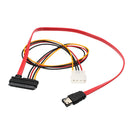 7+15 22pin SATA Interface to ESATA Port Large 4Pin Power Interface Conversion Cable