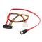 7+15 22pin SATA Interface to ESATA Port Large 4Pin Power Interface Conversion Cable