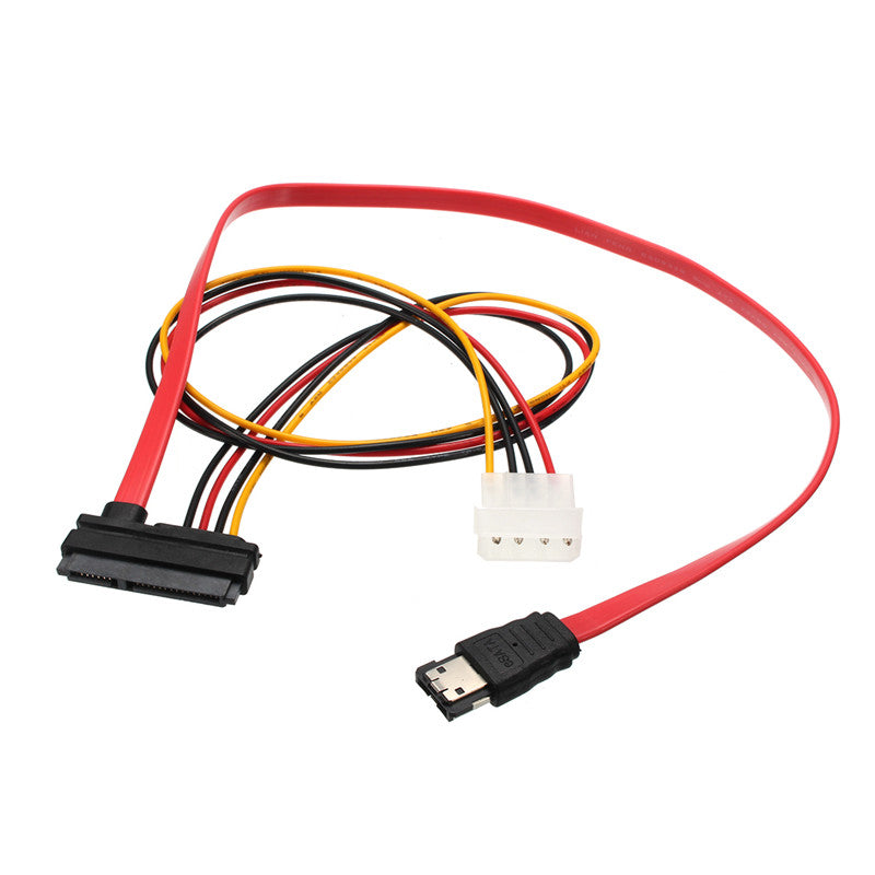 7+15 22pin SATA Interface to ESATA Port Large 4Pin Power Interface Conversion Cable