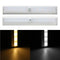 White/Warm White 10 LED Motion Sensor Light Battery Powered Remote Control Dimming Cabinet Lamp